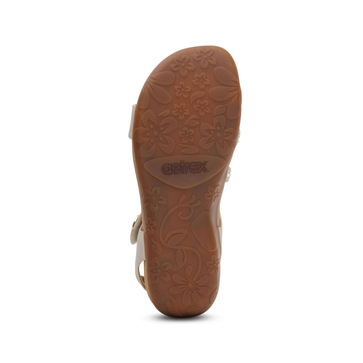 Aetrex | Jess Quarter Strap Champagne Sparkle