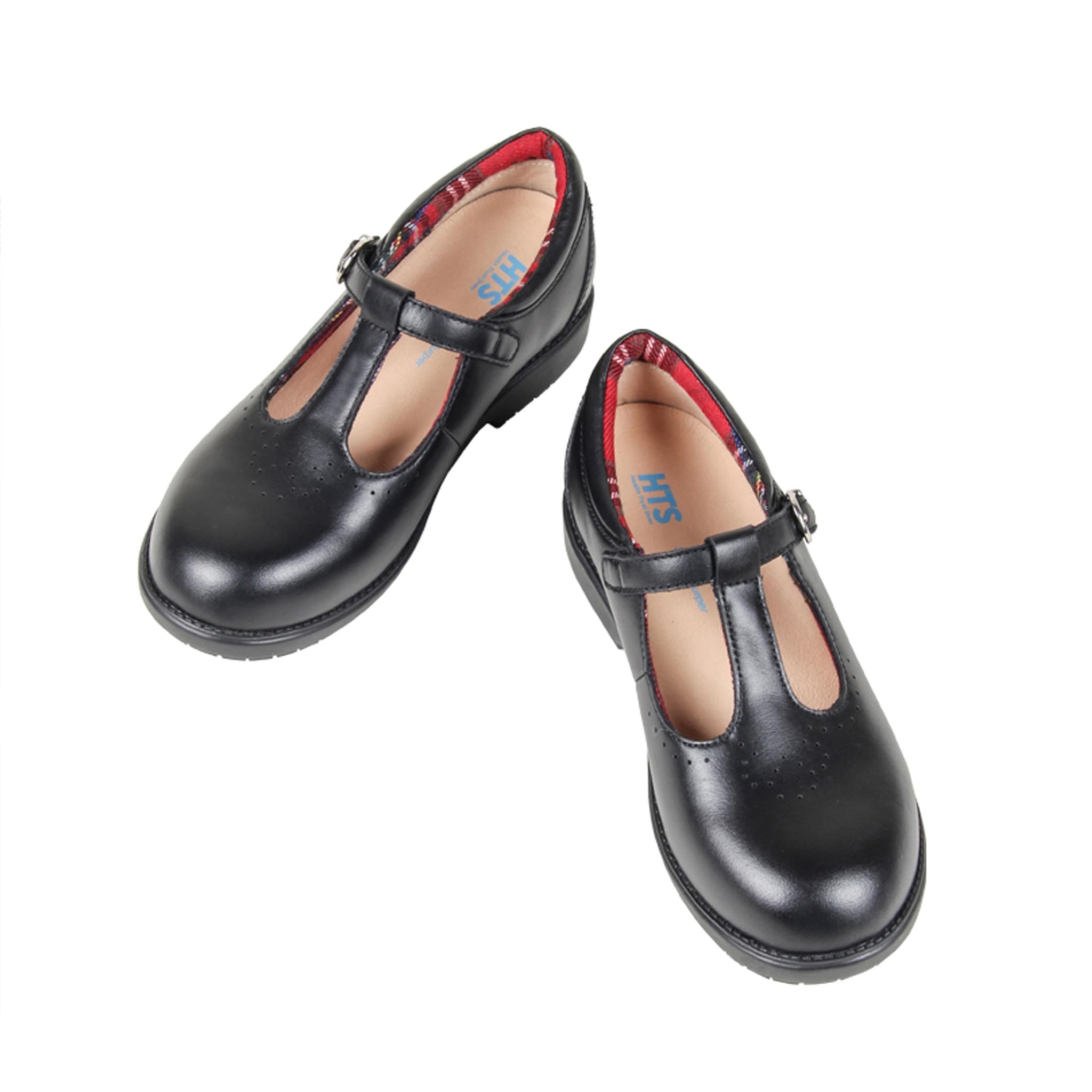 【預售】Health Trust Shoes | T字扣黑色女童學生鞋