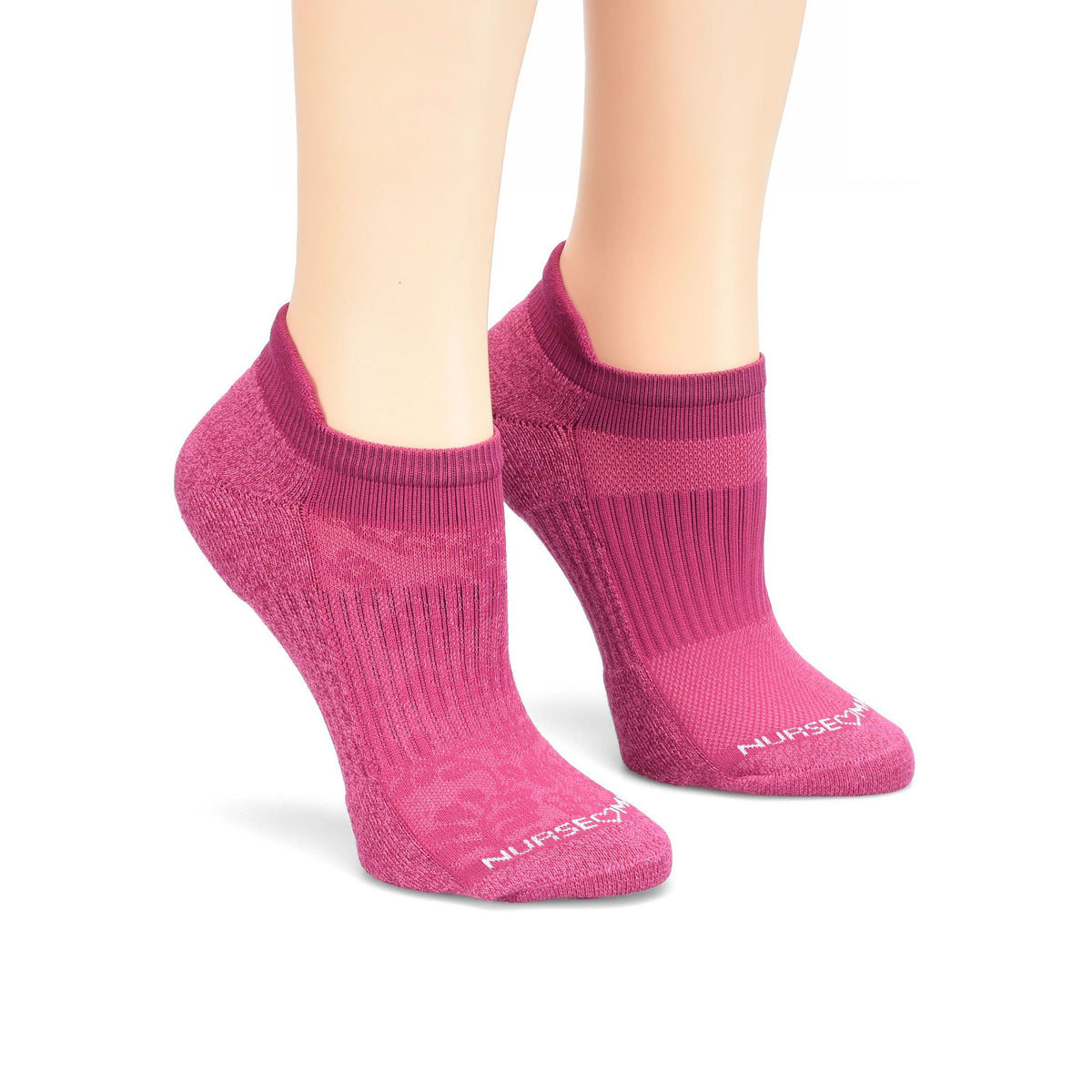 Nurse Mates | Compression Ankle Socks Fine Wine Pink (2 Pairs Pack)