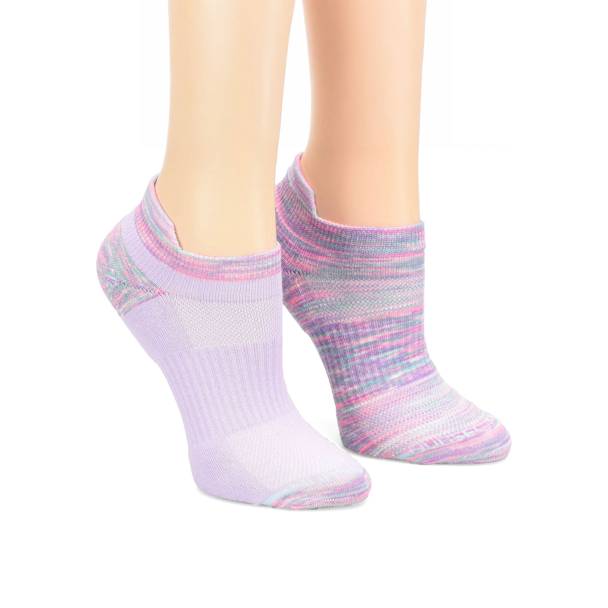 Nurse Mates | Compression Ankle Socks Lilac Space Dye (2 Pairs Pack)