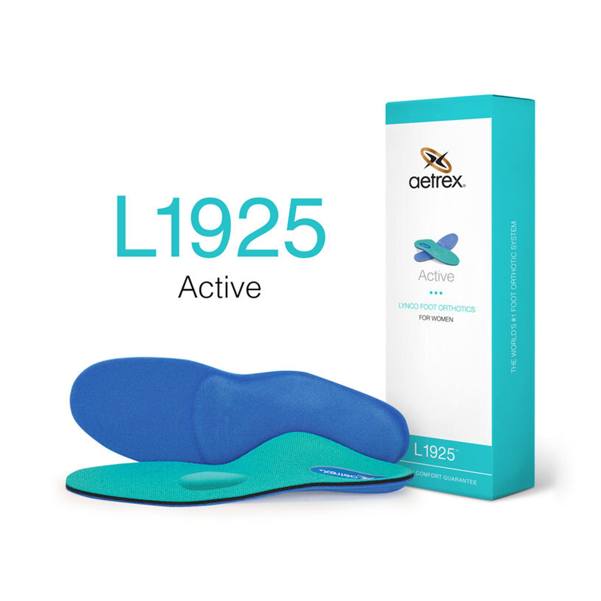 Aetrex | 女裝運動矯正鞋墊 L1925W(扁平足/低足弓)+ 前掌承托