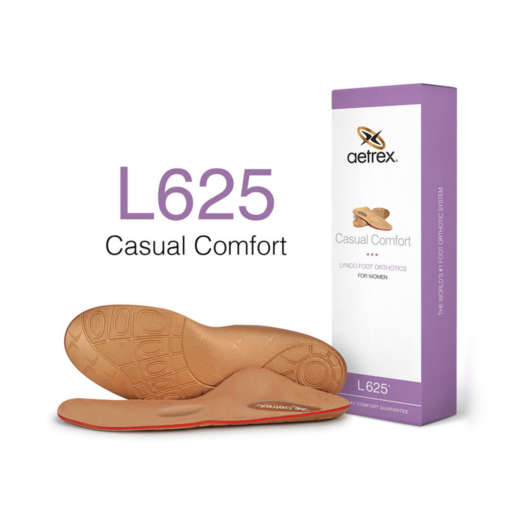 Aetrex | Women's Orthotics L625W (Flat/Low Arch) with Metatarsal Support