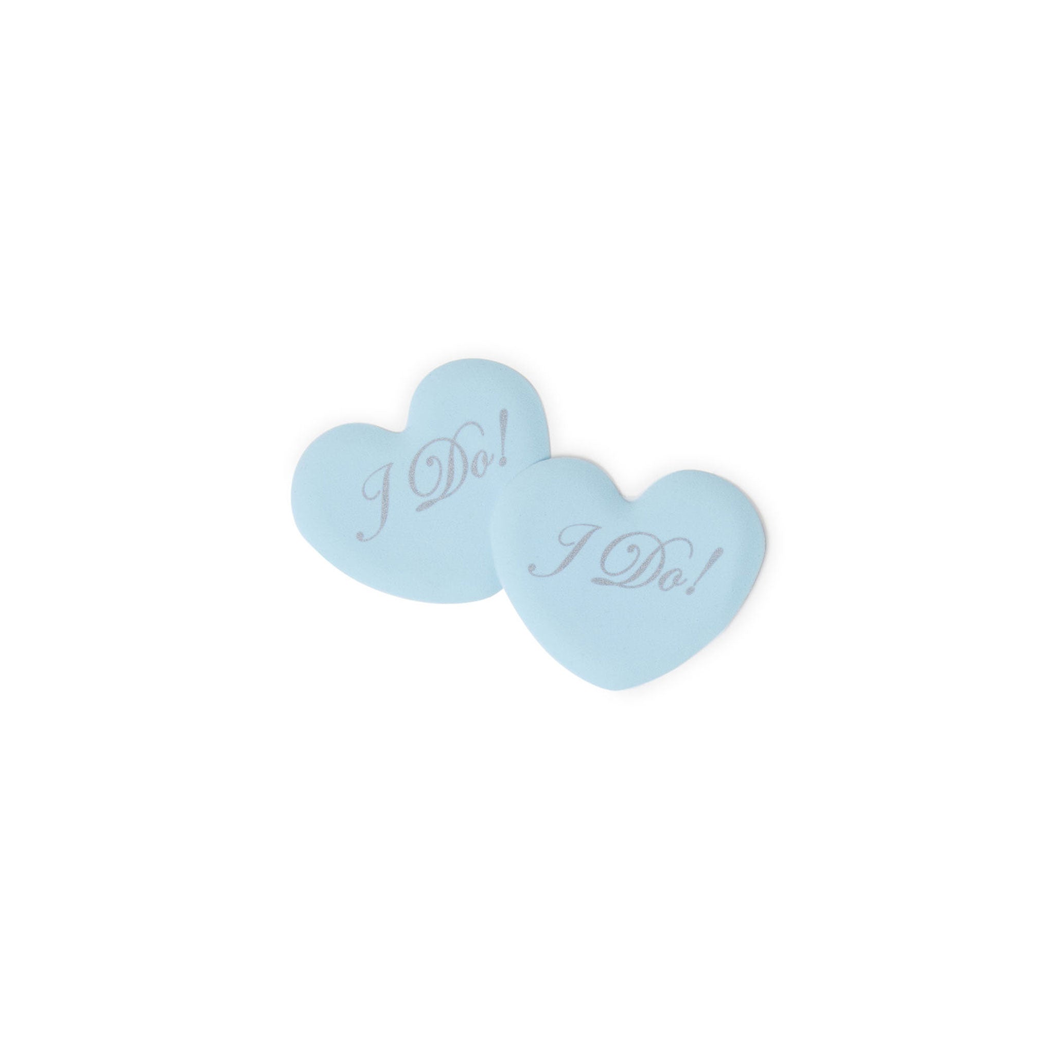 Foot Petals | Tip Toes Blue "I Do" Heart - Ball of Foot Cushions