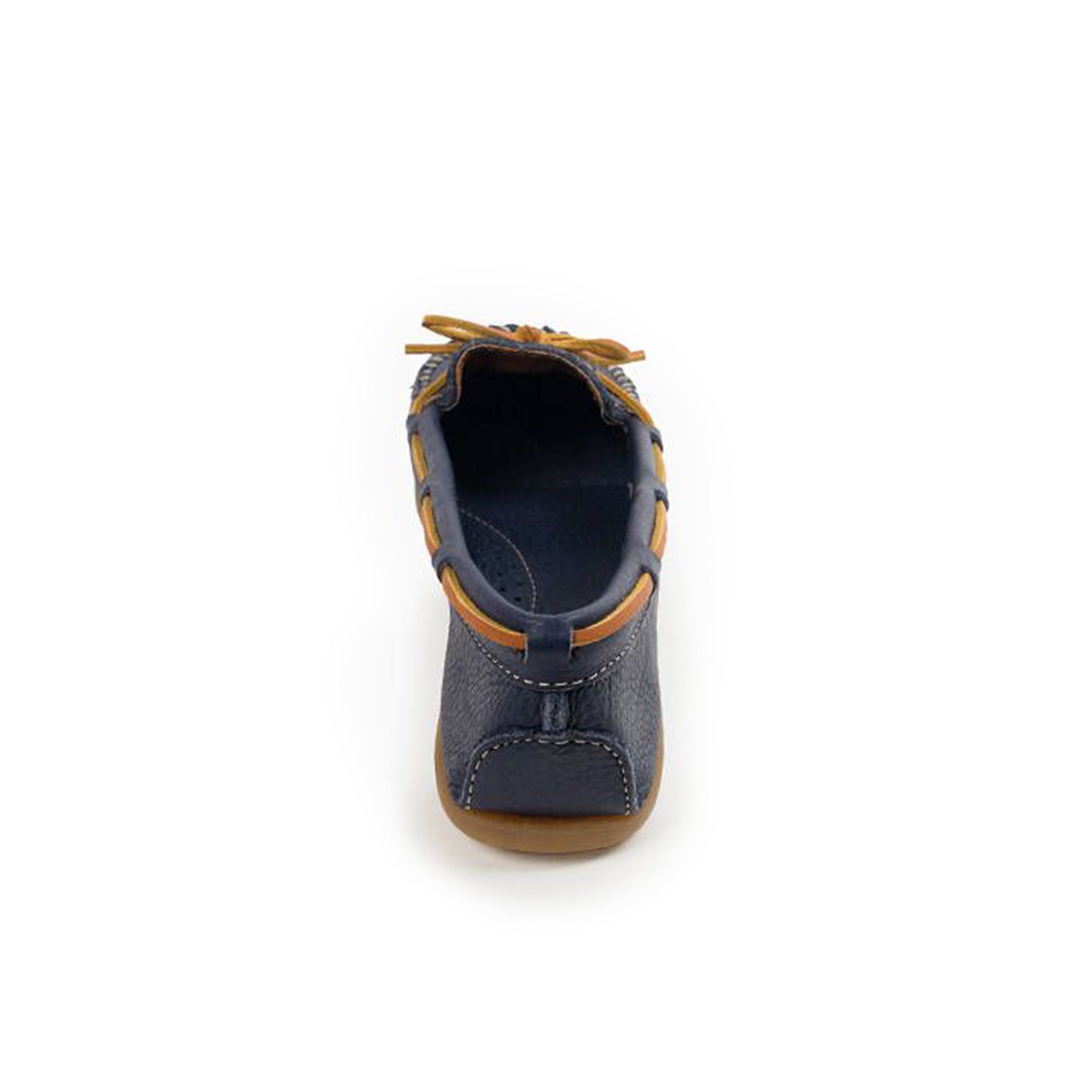 Minnetonka Moccasin | Boat Moc 深藍色帆船鞋