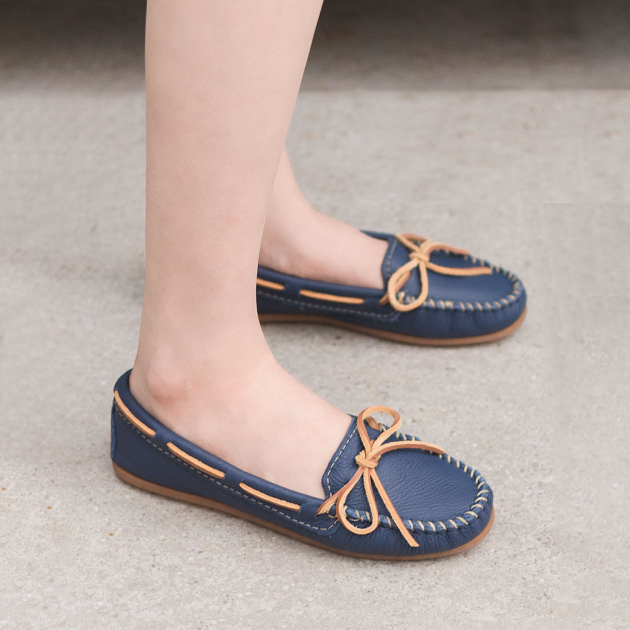 Minnetonka Moccasin | Boat Moc Navy