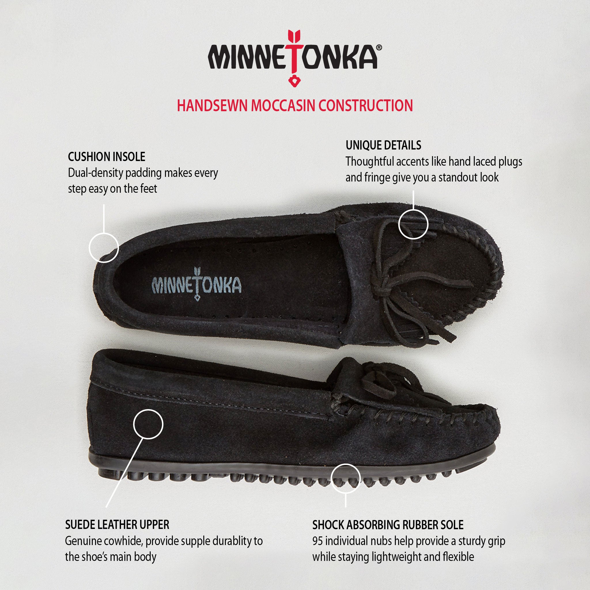 Minnetonka Moccasin | Kilty Black