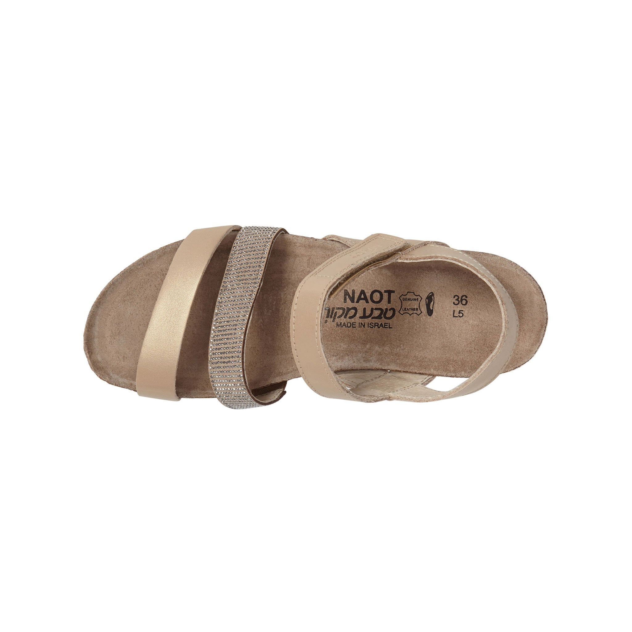Naot | Krista Champagne/Beige with Silver Rivets