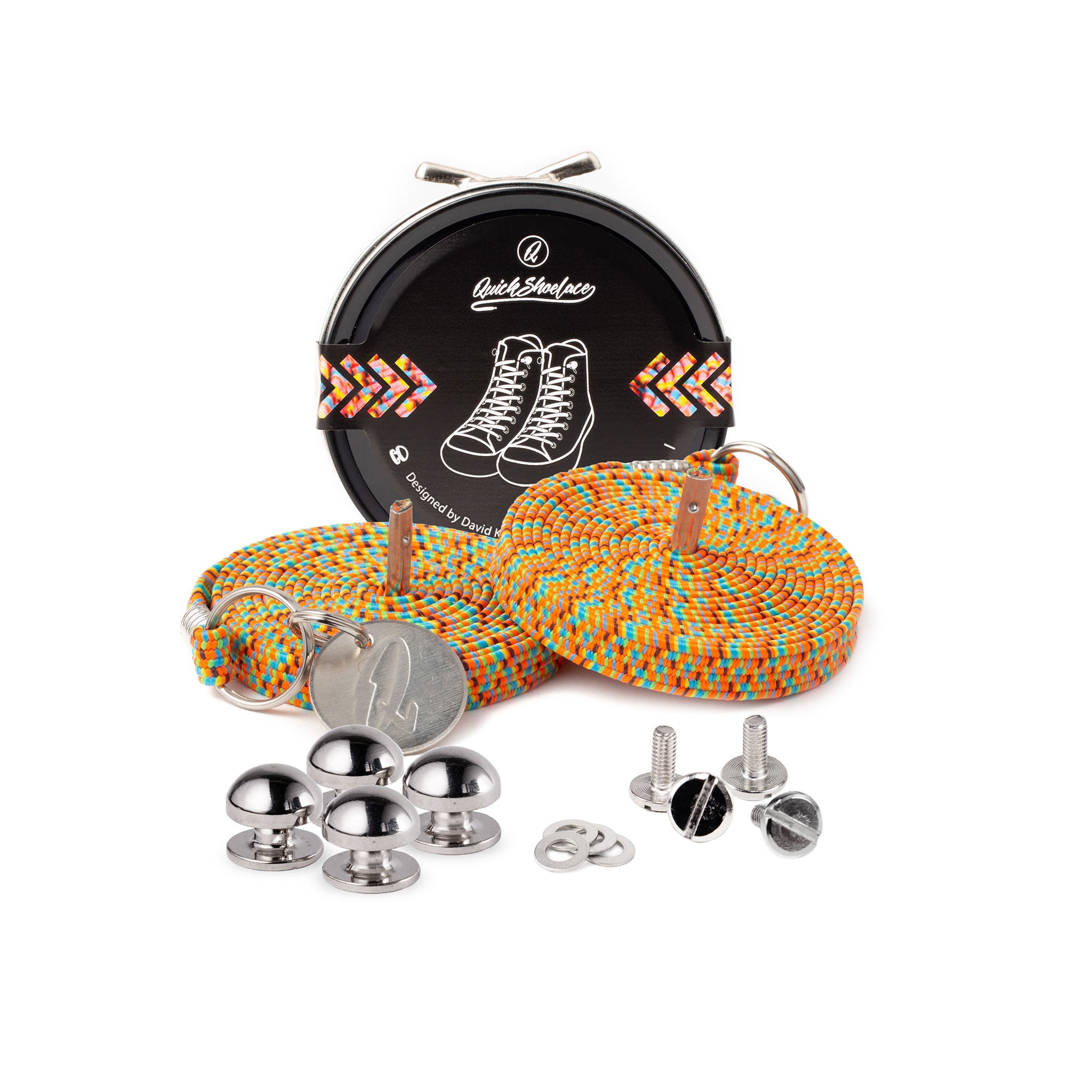 QuickShoeLace | Neon Rainbow