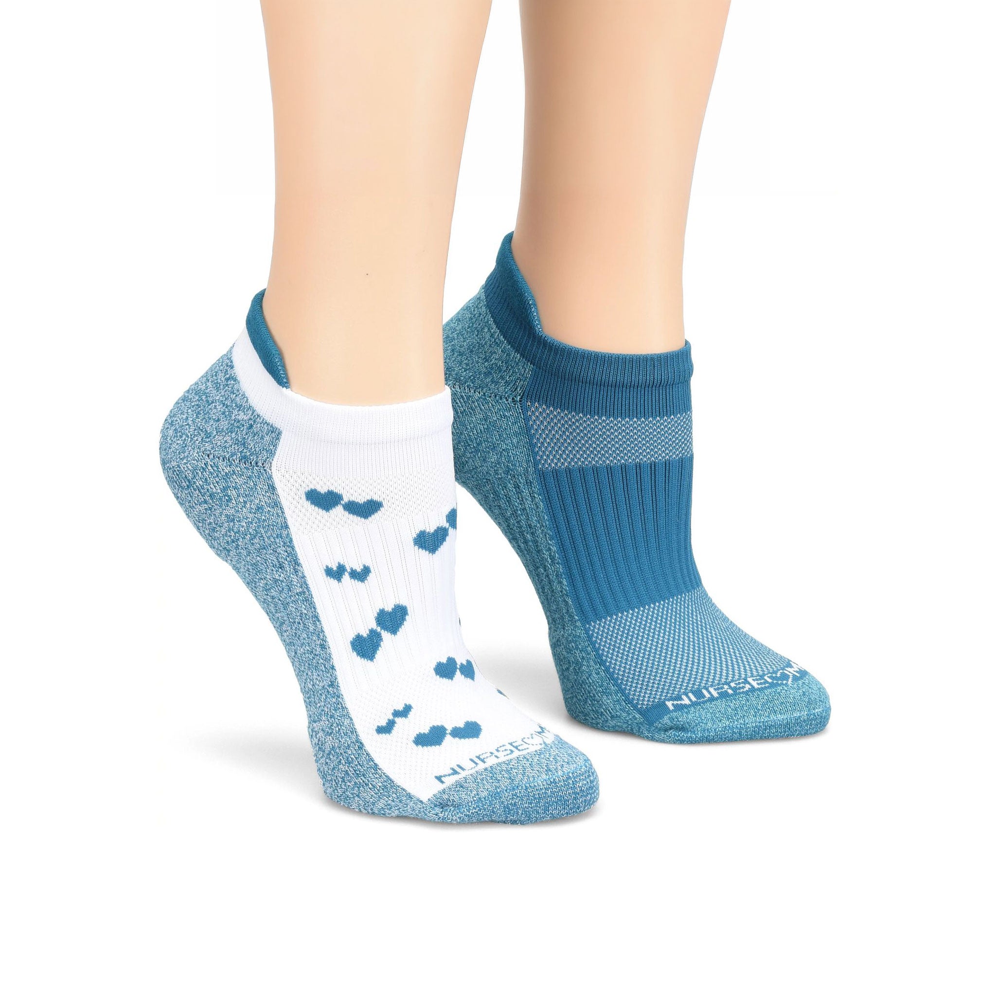 Nurse Mates | Compression Ankle Socks Carribean Blue (2 Pairs Pack)