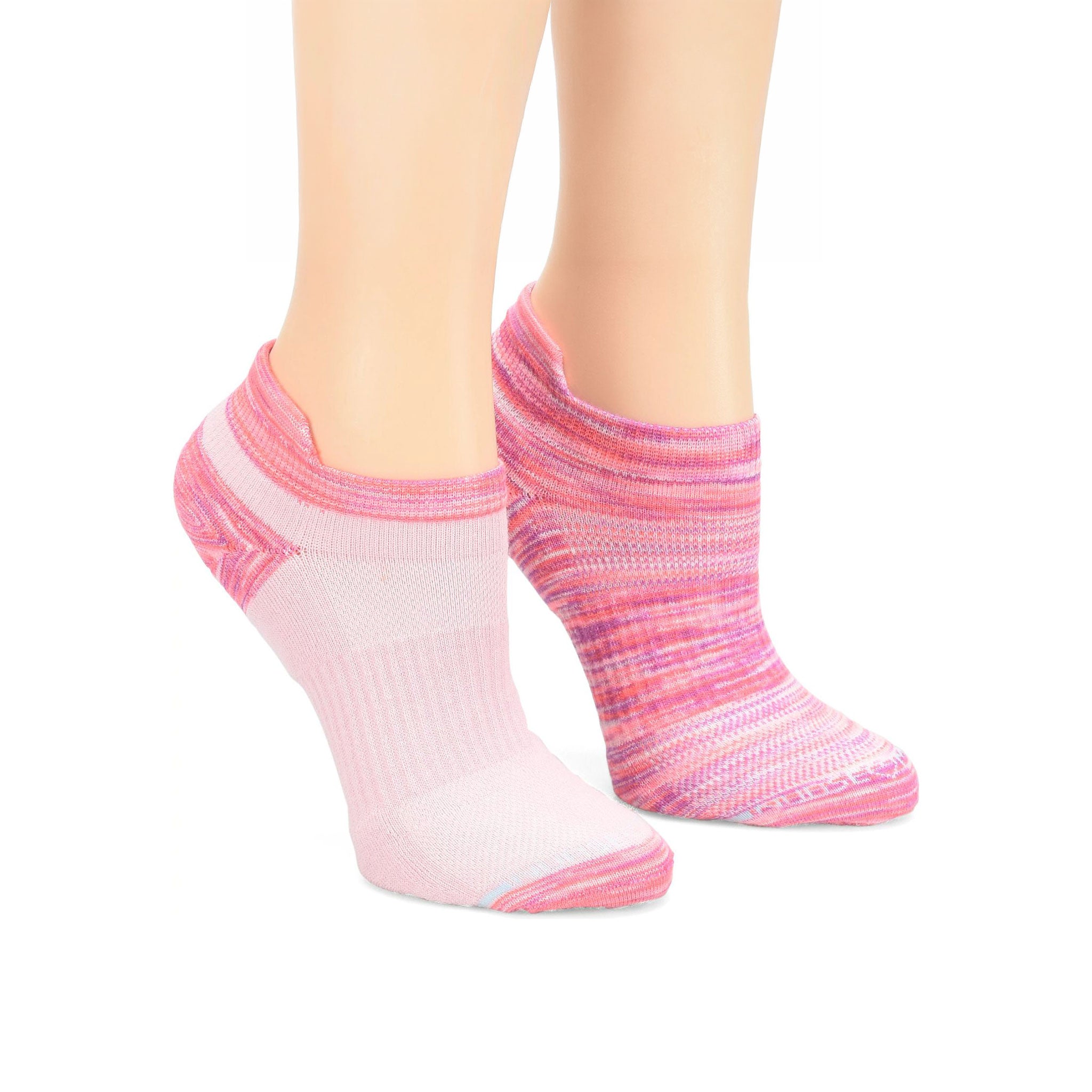 Nurse Mates | Compression Ankle Socks Pink Space Dye (2 Pairs Pack)