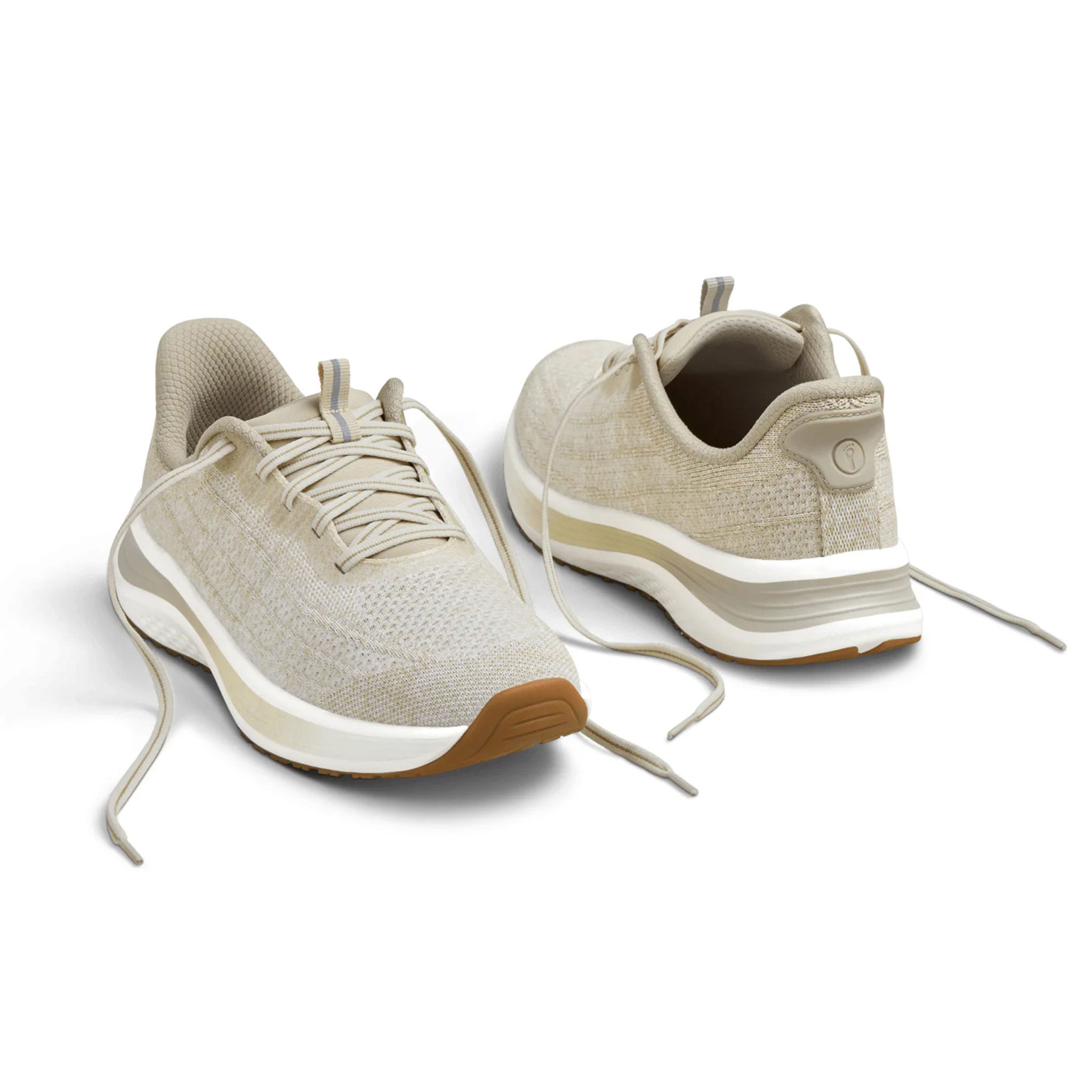 Orthofeet | Nira Hands-Free 秒穿運動休閒鞋 - 米黃色