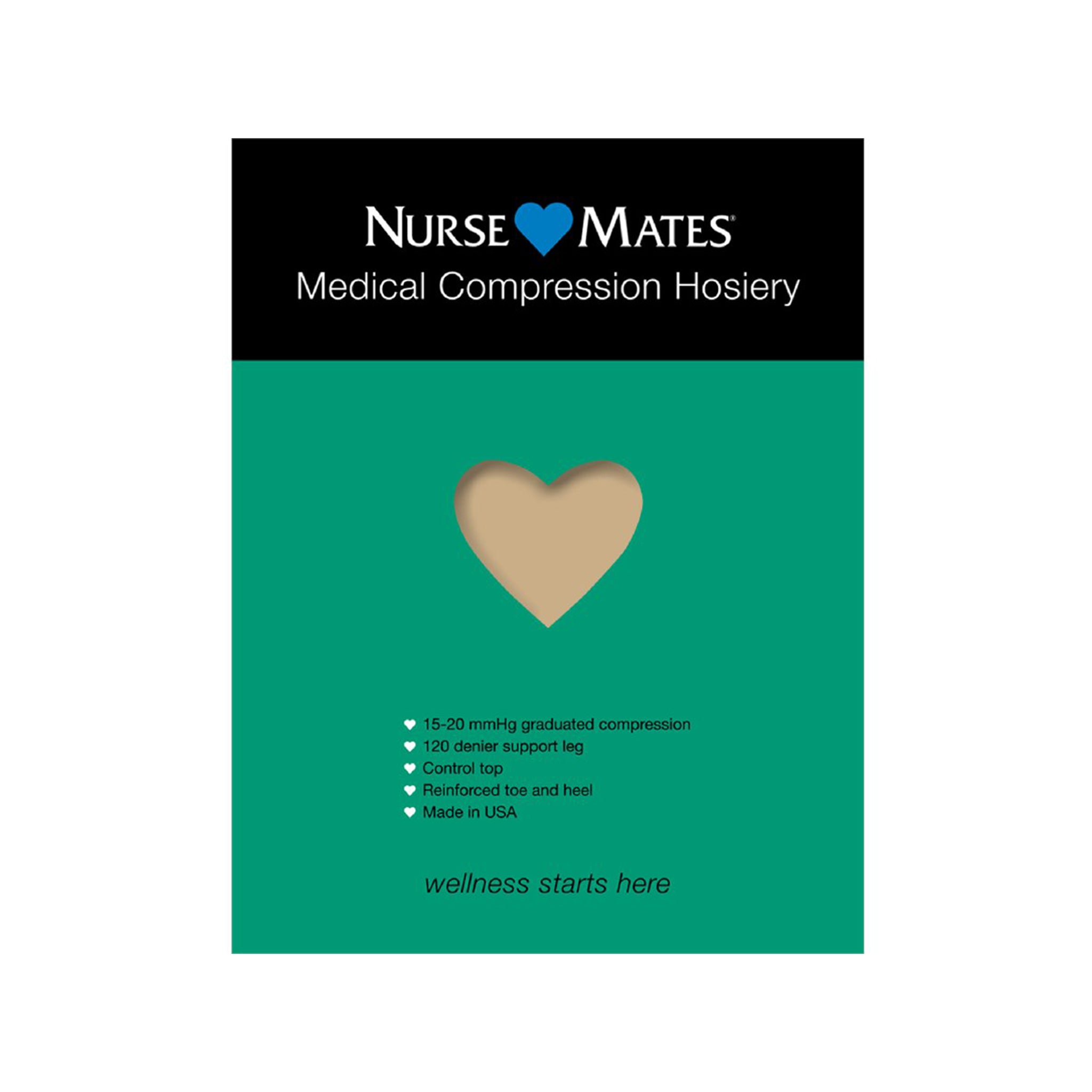 Nurse Mates | 15-20 mmHg Medical Compression Hosiery Nude