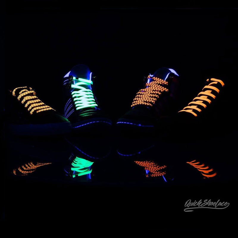  QuickShoeLace | 綠色橡筋鞋帶（螢光）