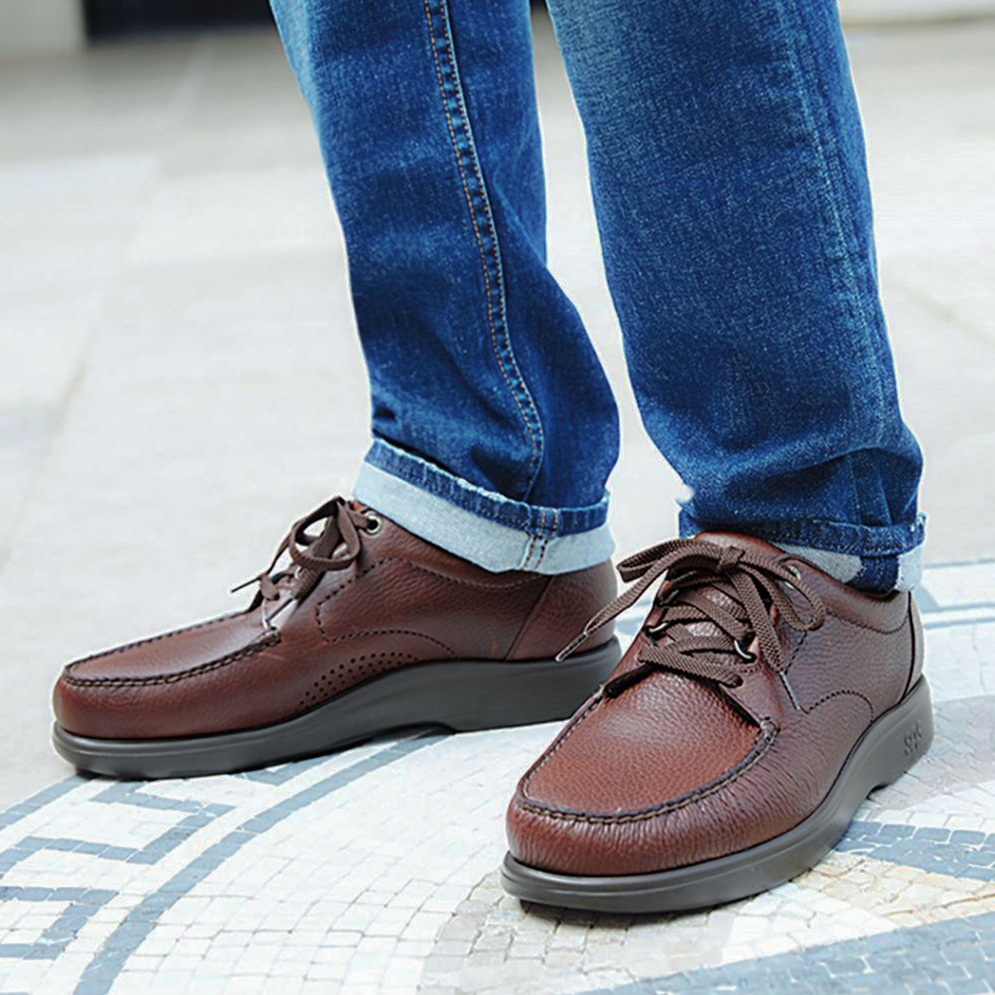 Mens fashion leather shoes ping