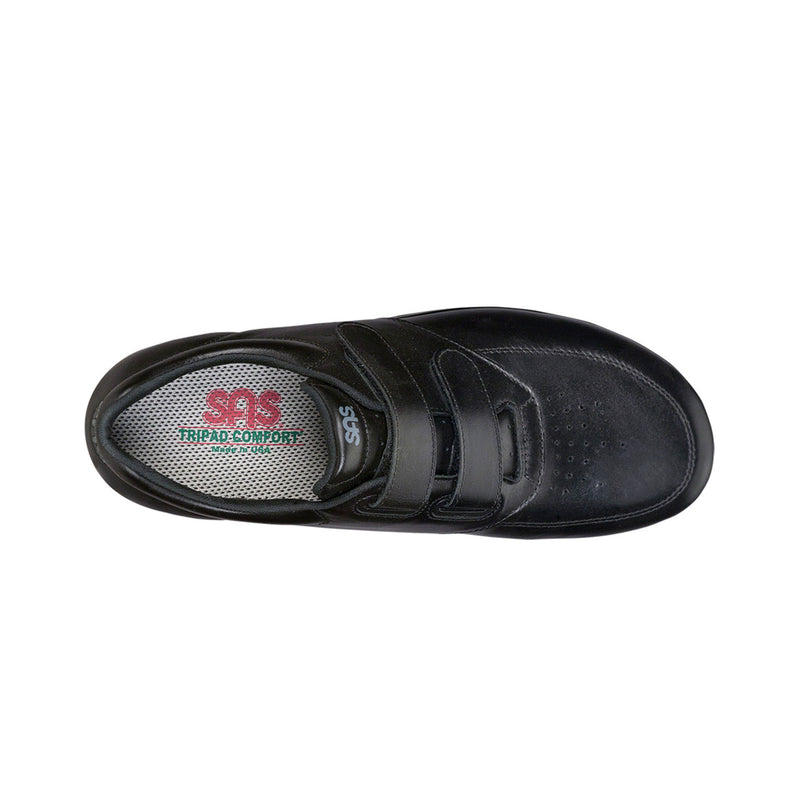  【預售】SAS | VTO 男裝魔術貼舒適健康鞋 - 黑色